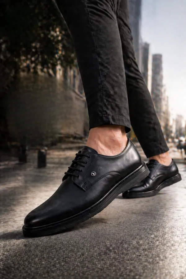 Chaussures décontractées classiques pour hommes Muggo EDWIN à lacets et semelle confortable