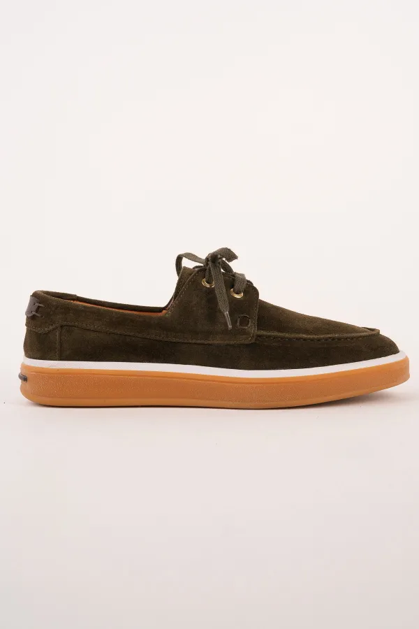 Muggo CRAFT Genuine Suede Leather Lace-up Men's Casual Loafer Shoes Muggo CRAFT Genuine Suede Leather Lace-up Men's Casual Loafer Shoes
