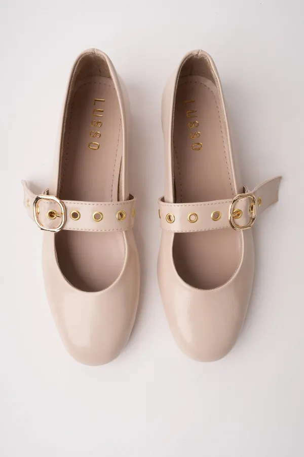 Ballerines Muggo DAISIE pour femmes avec boucle dorée