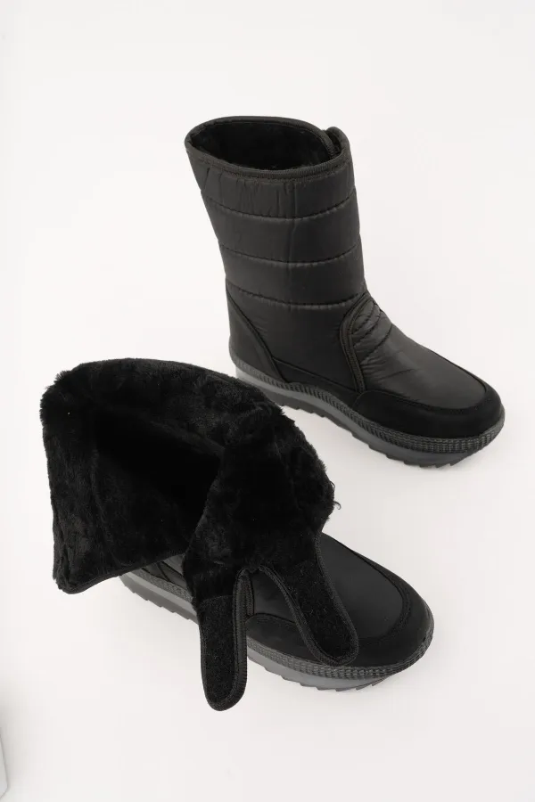 Muggo Bunny Guaranteed Kids' Fur-Lined Velcro Rain and Snow Boot