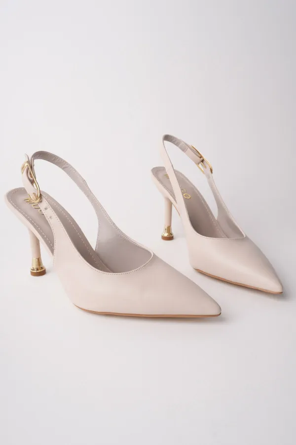 Escarpins à bout pointu et dos ouvert pour femmes Muggo CHIC