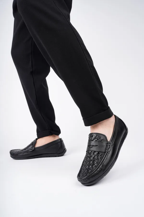 Chaussures décontractées pour hommes Muggo WOLTZ en cuir véritable classique garanti