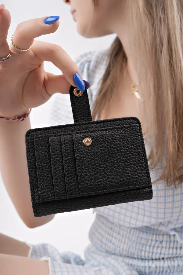 Muggo ARYA Bozuk & Kağıt Para Bölmeli Fermuarlı Kartlık Kadın Cüzdan