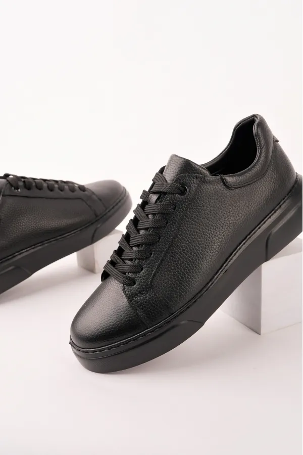 Muggo GAGE Hakiki Deri Bağcıklı Erkek Günlük Sneaker Spor Ayakkabı