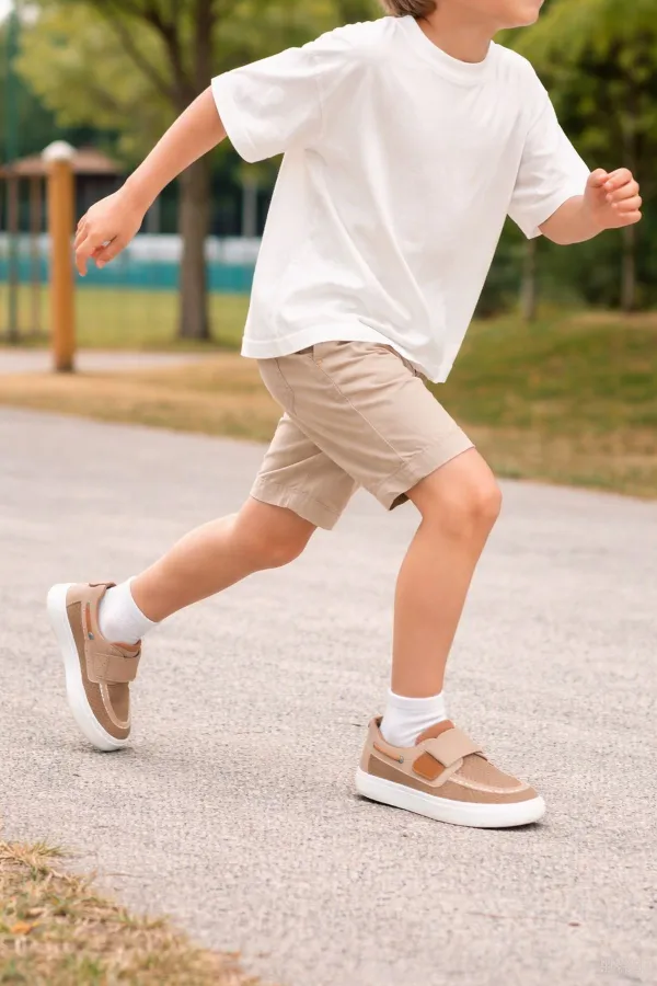 Chaussures de sport décontractées pour enfants Muggo RABIDS à motifs velcro