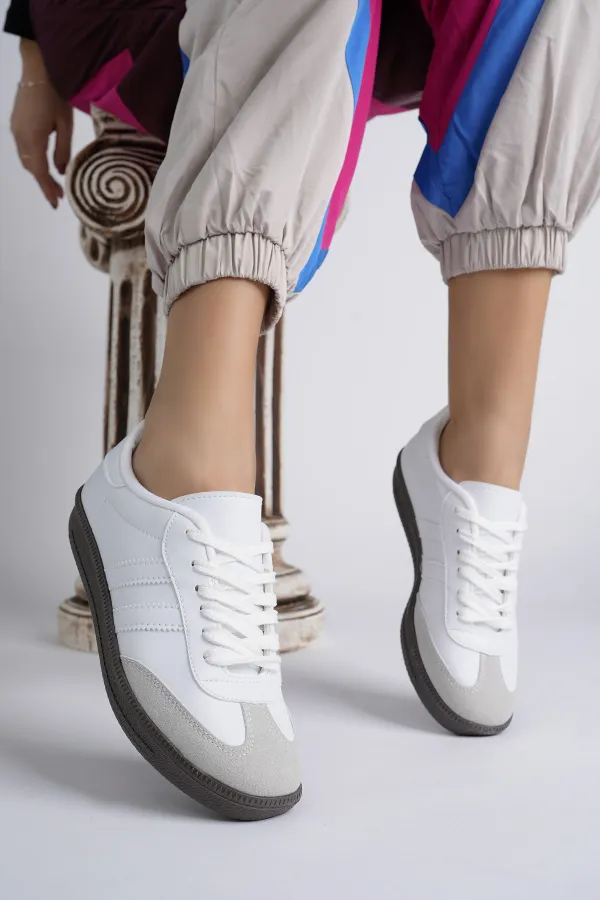 Chaussures de sport Muggo GORDON unisexes orthopédiques à lacets, garanties pour la marche et la course au quotidien.