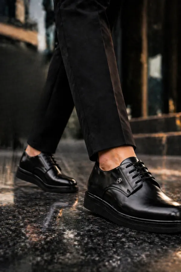 Chaussures décontractées classiques pour hommes Muggo EDWIN à lacets et semelle confortable