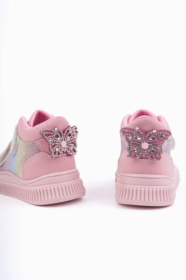 Muggo PAWS Kelebekli Çift Cırtlı Kız Bebek ve Çocuk Bot