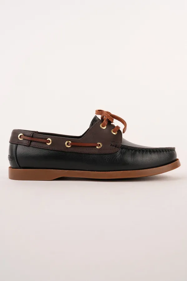 Muggo GENOVA Genuine Leather Lace-up Men's Casual Loafer Shoes