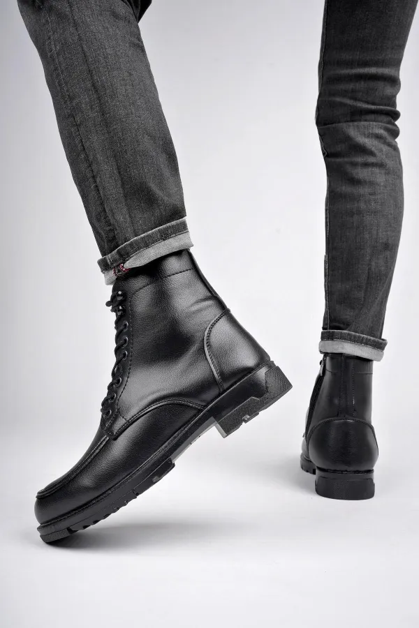 Bottes pour hommes Muggo MAXWELLY, garanties confortables, légères et à fermeture éclair ou à lacets