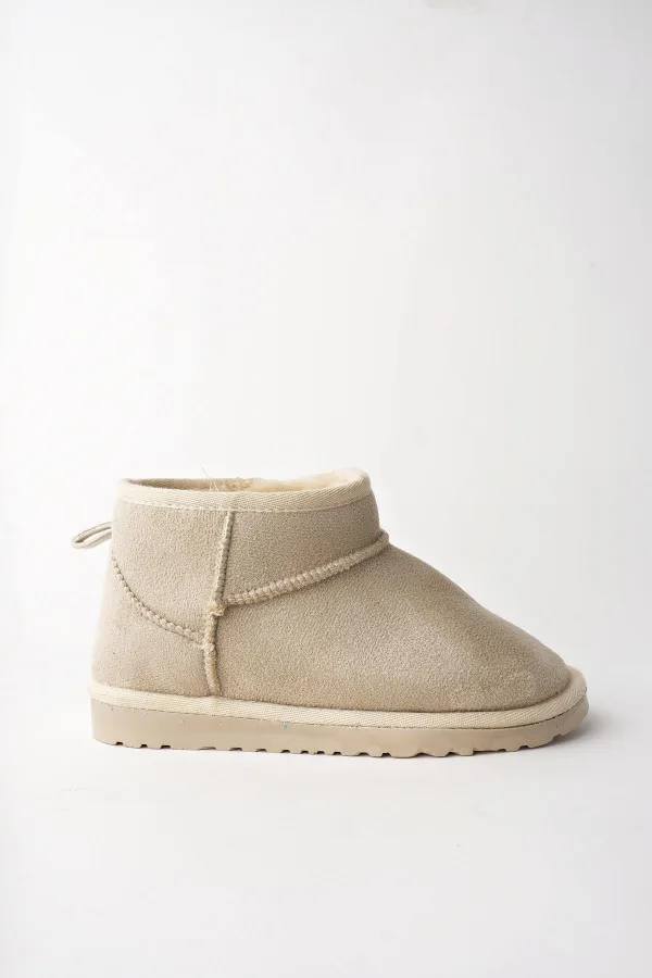 Bottines Muggo SNOW Guaranteed pour enfants, unisexes, à semelle épaisse et doublure en fourrure, idéales au quotidien.