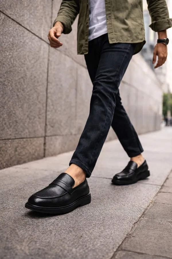 Muggo PEDRO Genuine Leather Slip-on Men's Classic Casual Shoes Muggo PEDRO Genuine Leather Slip-on Men's Classic Casual Shoes