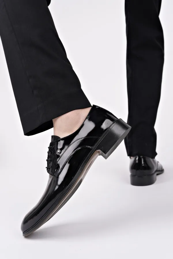 Chaussures classiques pour hommes Muggo H043 en cuir véritable