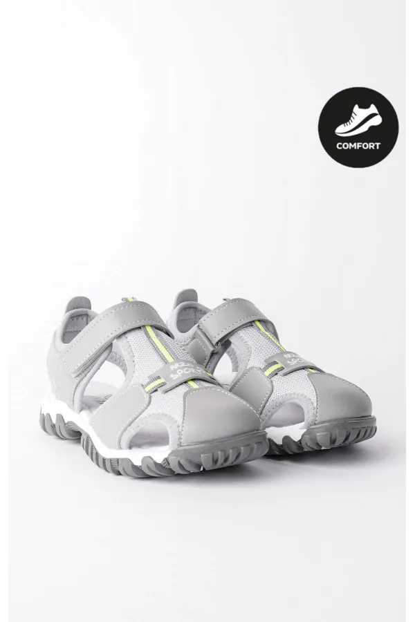 Sandales unisexes pour enfants Muggo TWEETY, garanties pour un usage quotidien, avec semelle orthopédique légère et bout fermé, fermeture velcro.