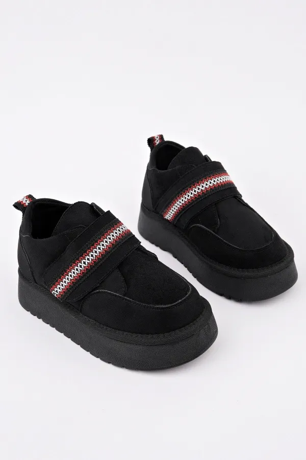 Bottes d'hiver miniatures pour enfants Muggo DAPHNE à semelle épaisse et scratch