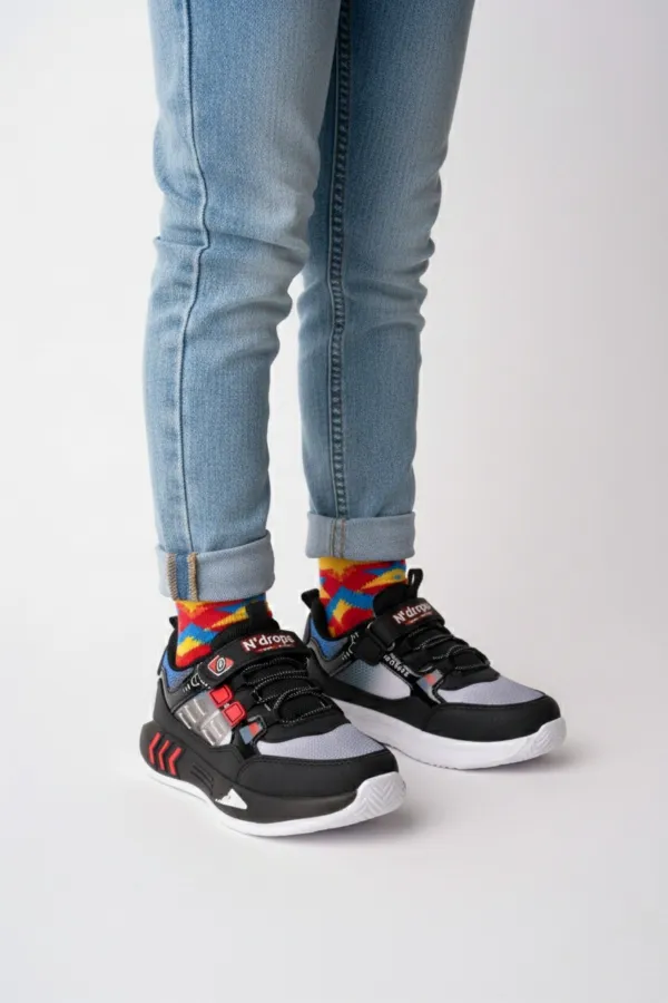 Chaussures de sport Muggo ZUZU pour enfants, à scratch et à lacets, pour tous les jours