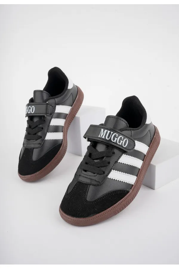 Chaussures de sport orthopédiques Muggo OLAF pour enfants, à lacets et à scratch, garanties pour tous les jours