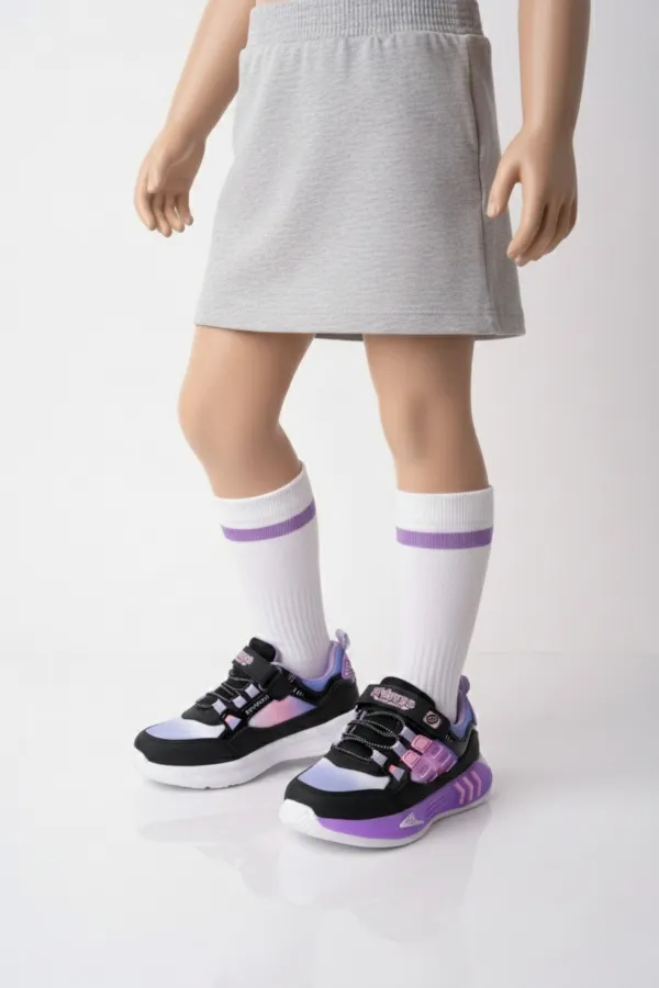 Muggo ZUZU Velcro and Lace-up Everyday Kids' Sneaker Sports Shoes