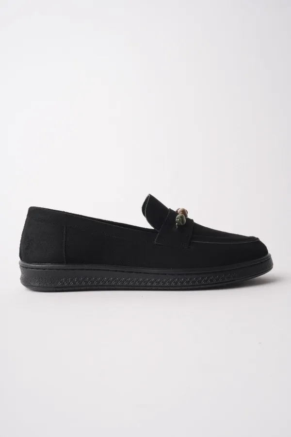 Mocassins décontractés en daim à détails perlés pour femmes Muggo AUREVA
