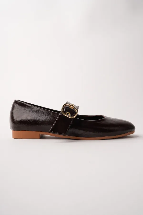 Ballerines Muggo DAISIE pour femmes avec boucle dorée