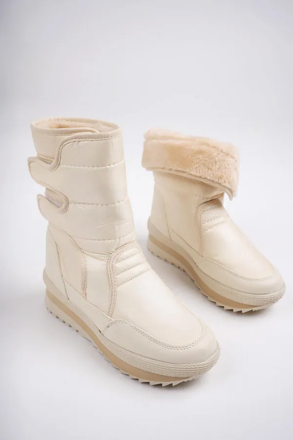 Muggo Bunny Guaranteed Kids' Fur-Lined Velcro Rain and Snow Boot