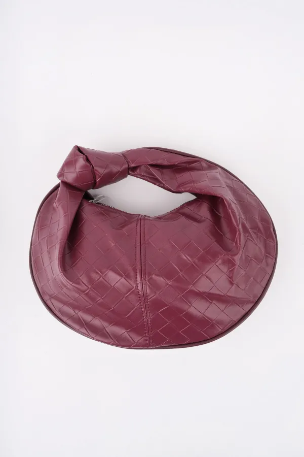 Sac à main ovale noué Muggo CAPSULE pour femme