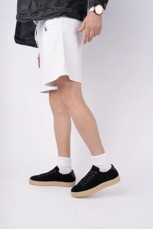 Chaussures de sport décontractées Muggo MIDWAY à lacets en cuir véritable pour hommes