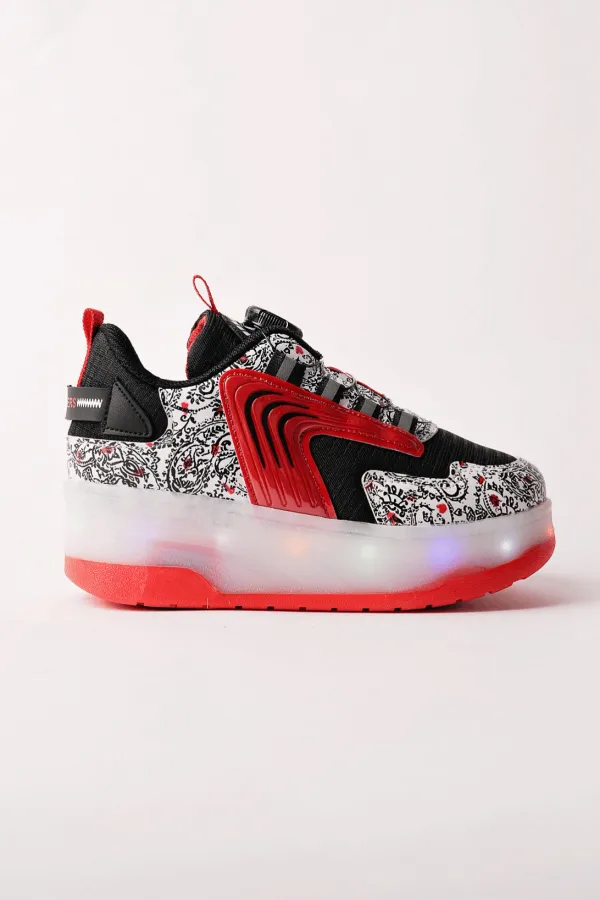 Muggo FLOW Kids Light-Up Roller Skate Sneaker Sports Shoes Muggo FLOW Kids Light-Up Roller Skate Sneaker Sports Shoes