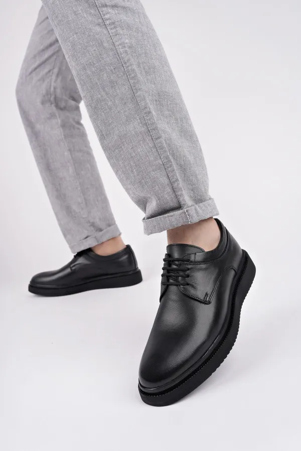 Chaussures décontractées classiques en cuir véritable pour hommes Muggo Marcel, garanties.