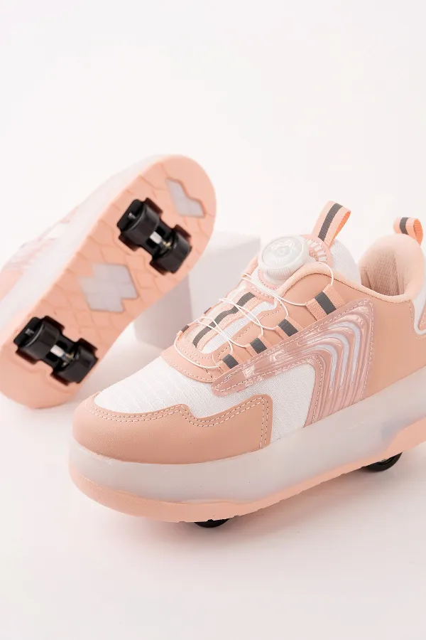 Muggo FLOW Kids Light-Up Roller Skate Sneaker Sports Shoes Muggo FLOW Kids Light-Up Roller Skate Sneaker Sports Shoes