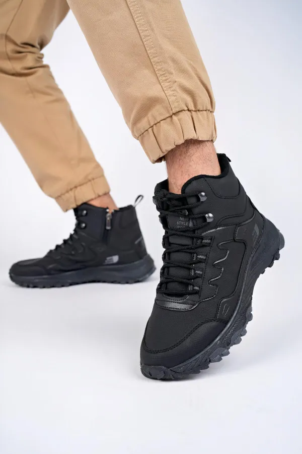 Muggo Alaska Unisex Guaranteed Trekking Outdoor Lace-up Side Zipper Winter Boot