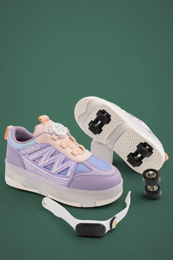 Muggo SKY Kids Light-Up Roller Skate Sneaker Sports Shoes Muggo SKY Kids Light-Up Roller Skate Sneaker Sports Shoes