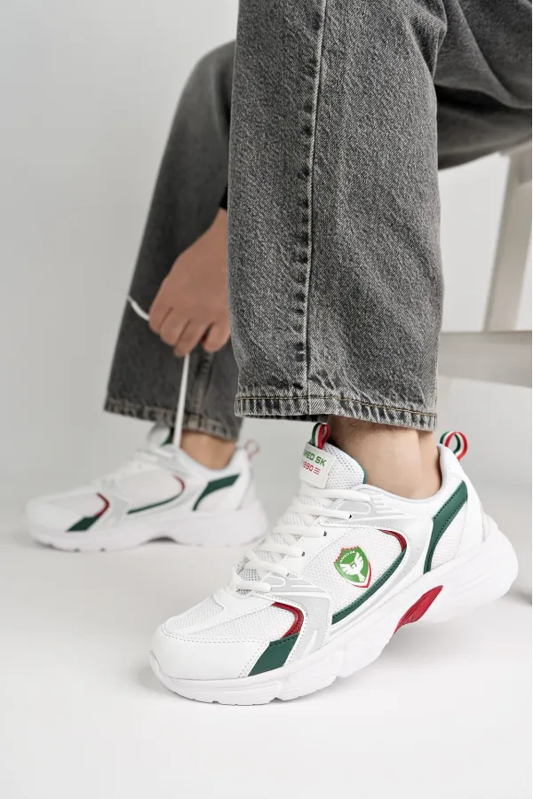 Amed Spor BRAİN Unisex Ortopedik Günlük Bağcıklı Sneaker Spor Ayakkabı