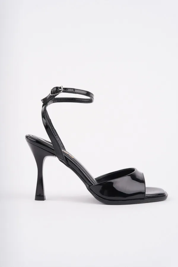 Muggo CHARLOT Women's Ankle Strap Stiletto Heel Shoes