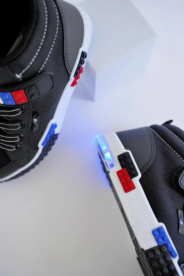 Muggo KUKULİ Garantili Legolu Bağcıklı ve Cırtlı Ortopedik Çocuk Sneaker Spor Ayakkabı