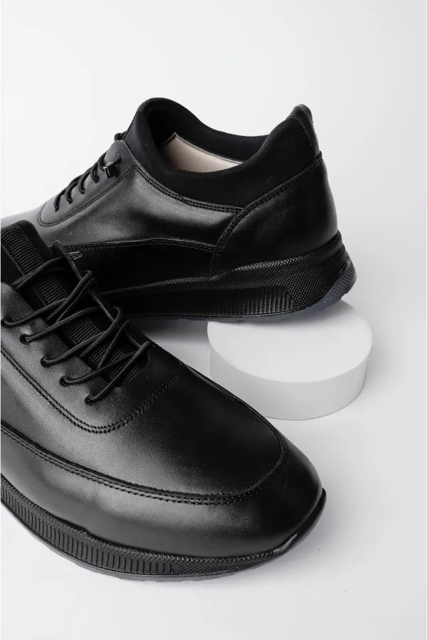 Muggo Fire Garantili Erkek Günlük Klasik Hakiki Deri Casual Rahat Ortopedik Ayakkabı