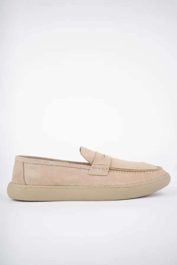 Muggo DENZEL Chaussures pour hommes classiques, confortables et orthopédiques, sans lacets, en cuir véritable, garanties pour tous les jours