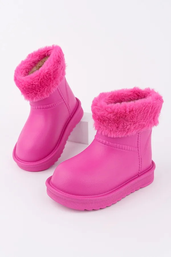 Bottes de pluie et de neige doublées de fourrure pour enfants Muggo FRIGUS