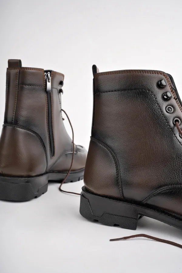 Bottes pour hommes Muggo MAXWELLY, garanties confortables, légères et à fermeture éclair ou à lacets