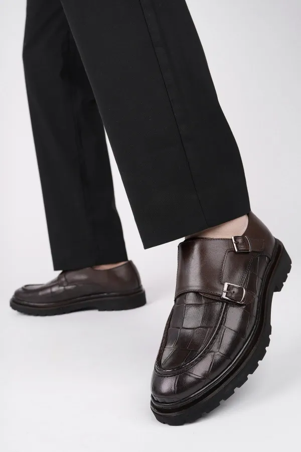 Chaussures orthopédiques décontractées pour hommes Muggo DIEGO Classic en cuir véritable