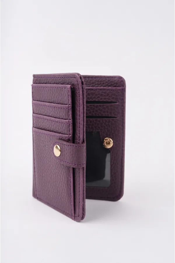 Muggo ARYA Bozuk & Kağıt Para Bölmeli Fermuarlı Kartlık Kadın Cüzdan