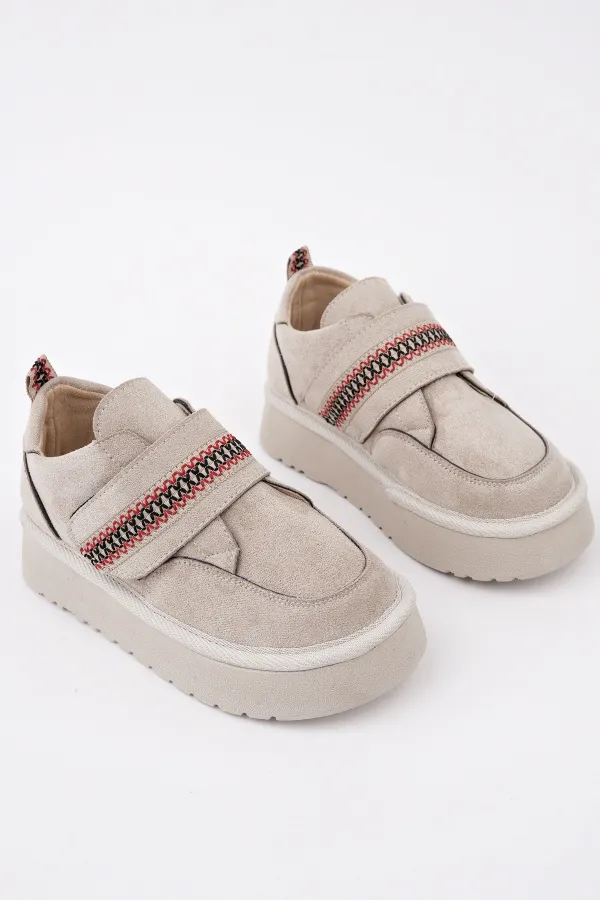 Bottes d'hiver miniatures pour enfants Muggo DAPHNE à semelle épaisse et scratch