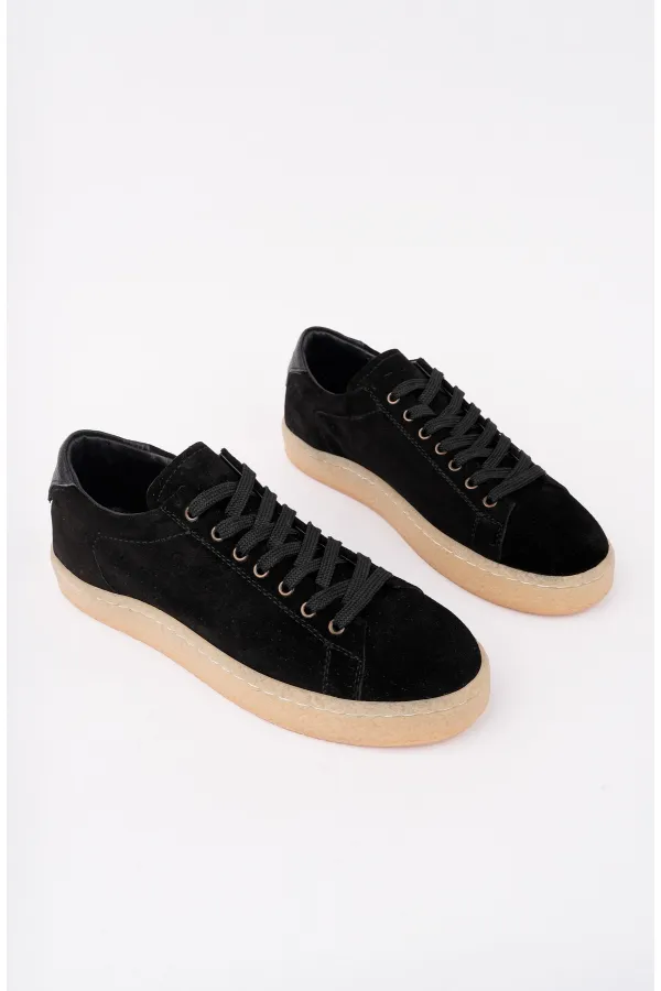 Chaussures de sport décontractées Muggo MIDWAY à lacets en cuir véritable pour hommes