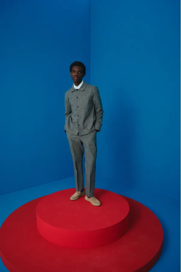 Muggo DENZEL Chaussures pour hommes classiques, confortables et orthopédiques, sans lacets, en cuir véritable, garanties pour tous les jours