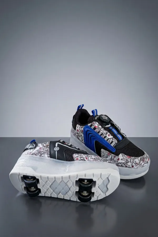 Muggo FLOW Çocuk Işıklı Patenli Tekerlekli Sneaker Spor Ayakkabı Muggo FLOW Çocuk Işıklı Patenli Tekerlekli Sneaker Spor Ayakkabı