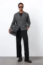 Antioch Anthracite Basic Men's Cardigan