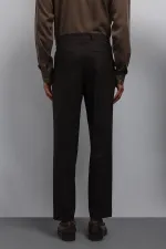 Pantalon Antioch Coffee pour homme, coupe fuselée