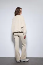 Antioch Taş Bomber Ceket Ve İspanyol Paça Eşofman Takım