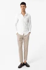 Antioch Beyaz Slim Fit Erkek Gömlek