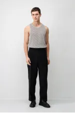 Antioch Siyah Modal Kumaş Erkek Pantolon